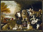 Edward Hicks, The Peaceable Kingdom, c. 1830–1840