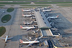 Aerial photo of Heathrow