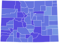 1948 United States Senate Election in Colorado by County