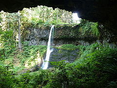 Middle North Falls in Silver Falls State Park