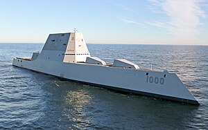 USS Zumwalt (DDG-1000) při první plavbě