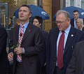 Göran Persson (right) with Jens Stoltenberg (Prime Minister of Norway)