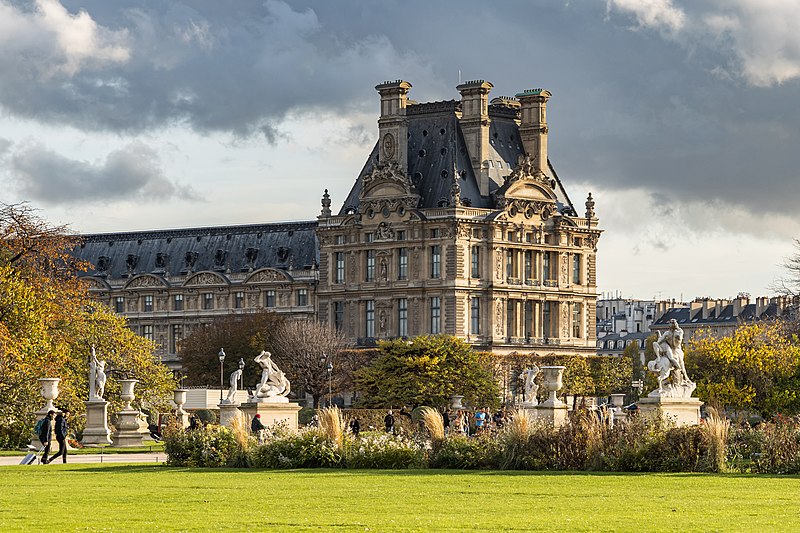 File:Pavillon de Flore, Louvre Museum, Paris 5 November 2019.jpg