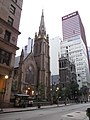 Trinity Cathedral Episcopal Church, built in 1872, in Pittsburgh