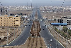 نمای کلی شهرک پردیسان قم