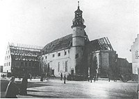 Abbruch der Spitalkirche 1896