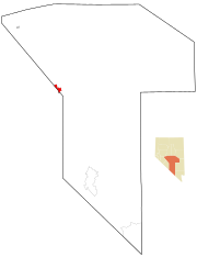 Tonopah, Nevada, is located in the Tonopah Basin near the Nye County border.