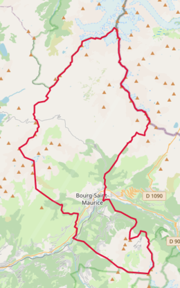 Bourg-Saint-Maurice - Localizazion