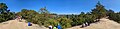 Panoramic view of the top of the Natural Bridge arch.