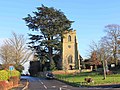 Whitnash parish church and Warwick Gates.