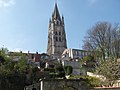 De basiliek Saint-Eutrope gezien van af de Cours Reverseaux