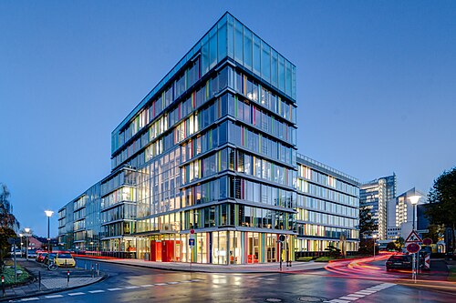 Office building of the LVM Insurance in Munster (Westphalia), Germany