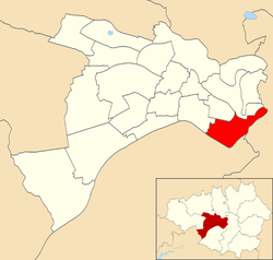 Ordsall ward within Salford City Council.