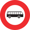 2.08 Prohibition of buses