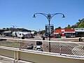 View south-east along King William Street from shared path adjacent to railway, over the Bayswater Subway.