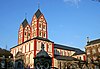 Ensemble van de kerk Saint-Barthélemy, met uitzondering van de vleugel van het klooster en het orgel (instrumentaal deel en buffet)