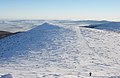 View from Wielki Szyszak (1509 m above sea level) Karkonosze - Polish-Czech border. Winter 2006.