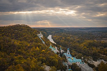 Holy Mountains Monastery, Sviatohirsk, Ukraine. Photograph: Konstantin Brizhnichenko CC-BY-SA-3.0