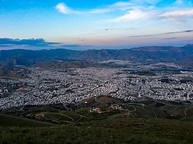 Senendec Abidar Dağı'ndan bir manzara