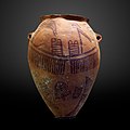 Image 30A typical Naqada II pot with ship theme (from Prehistoric Egypt)