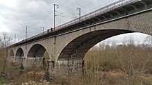 Viaduc d'Abrest et sa passerelle