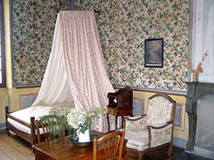 Chambre de Madame de Warens aux Charmettes (premier étage) .