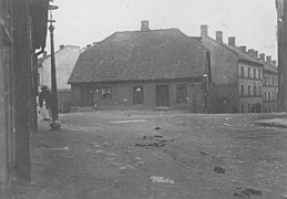 Hammersborg torg 7, ca. 1890. Foto: Ukjent / Oslo Museum