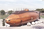 This replica of the Ictíneo II of the mid-to-late 1860s may represent one of the earliest attempts at a hull shape optimized for underwater travel.