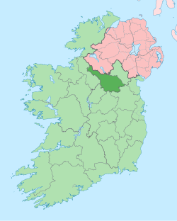 Location of Coonty Cavan