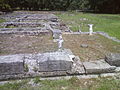 Ruins at the archaeological site