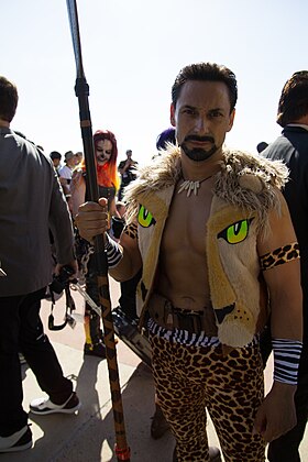 Cosplay de Kraven le chasseur.