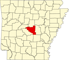 Localisation de Comté de Pulaski(Pulaski County)