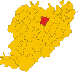 Podenzano – Mappa