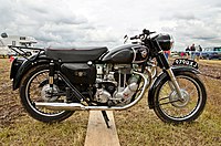 Matchless G80S (500 cc eencilinder) uit 1957.