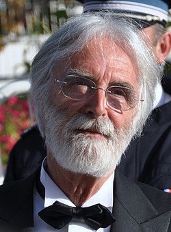 Michael Haneke Cannesin elokuvajuhlilla vuonna 2009.