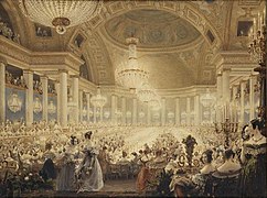 Salle de spectacle des Tuileries, aménagée en salle des fêtes.