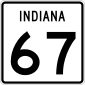 Indiana state route marker