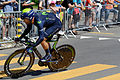 José Joaquín Rojas sur le vélo de contre-la-montre Canyon Speedmax CF TT9 durant le Tour de Suisse 2015.