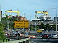 View from Westlink approaching York Street.