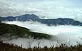 取立山から望む経ヶ岳と法恩寺山