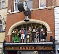 Automaton clock in Gloucester