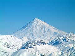 Đỉnh núi Damavand, Iran, mùa đông