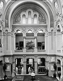 Interior of the Palace of the Arts, by Victor Ștefănescu and Ștefan Burcuș, 1905-1906