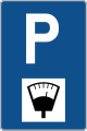 C39-2 Parking only with parking meter (automat)