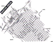 PLANO DE LA CIUDAD DE NUEVO IDEAL, DGO 2003