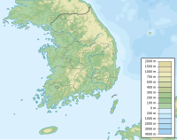 Lagekarte von Südkorea