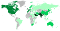 Image 7Distribution of Pakistani diaspora   Pakistan   + 1,000,000   + 100,000   + 10,000   + 1,000 (from Pakistanis)