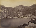 Nainital, a closer view of Mallital, 'Flats'. 1883.