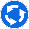 4.3 Direction of roundabout traffic