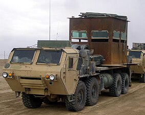 Paquete blindado HEMTT M1120A2 con Sistemas Simula/BAE en Irak